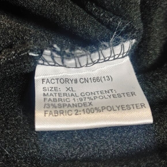 HQ Issue Tactical Performance Pullover Shirt XL Black Long Sleeve Spandex Blend - Picture 9 of 15